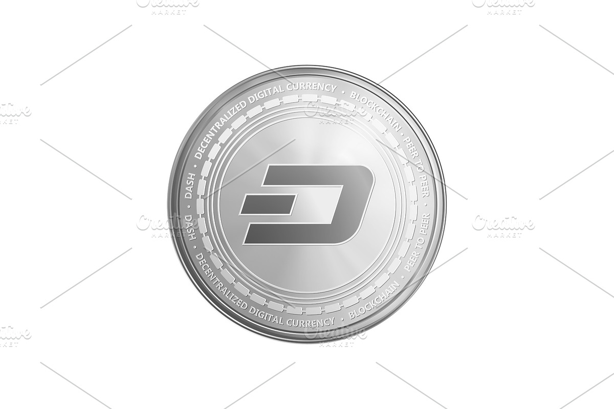 Silver ethereum coin symbol. in Graphics - product preview 8