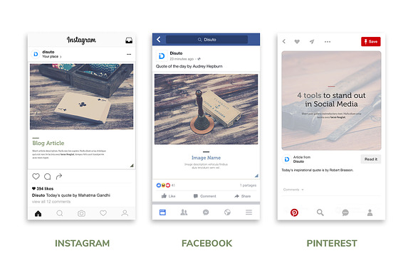Social Media Post Templates - Berema in Instagram Templates - product preview 3