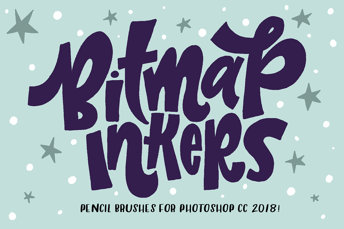 Bitmap Inkers for PHOTOSHOP CC2018 in Photoshop Brushes - product preview 8