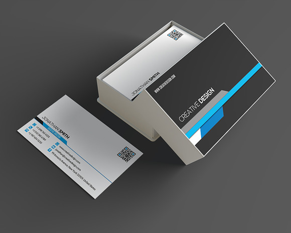 Modern Corporate Business Card SE334 in Business Card Templates - product preview 2