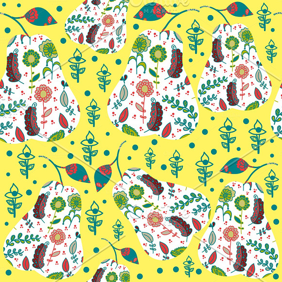2 fruit seamless patterns in Patterns - product preview 1