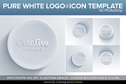 Pure White Logo & Icon Template