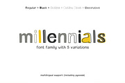 Millennials Font Family