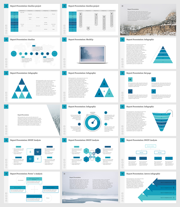 Report PowerPoint Template in PowerPoint Templates - product preview 3