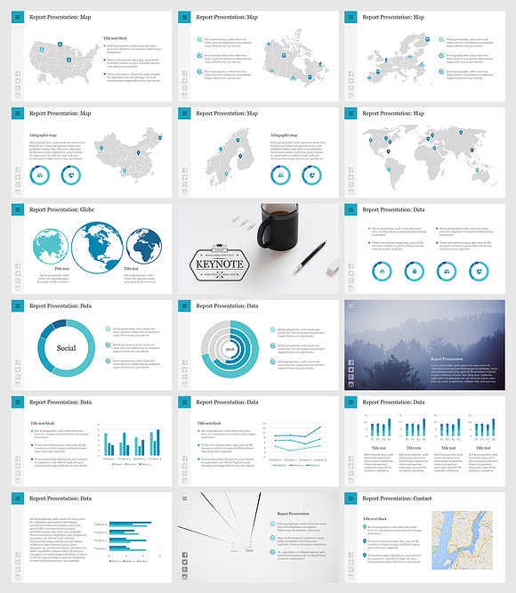 Report Keynote Template in Keynote Templates - product preview 4