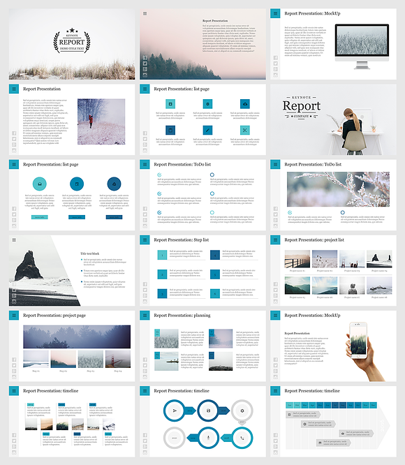 Report Keynote Template in Keynote Templates - product preview 6