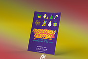 Christmas Festival Flyer Template