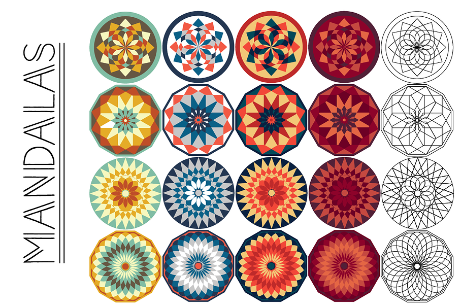Simple Mandalas in Objects - product preview 8