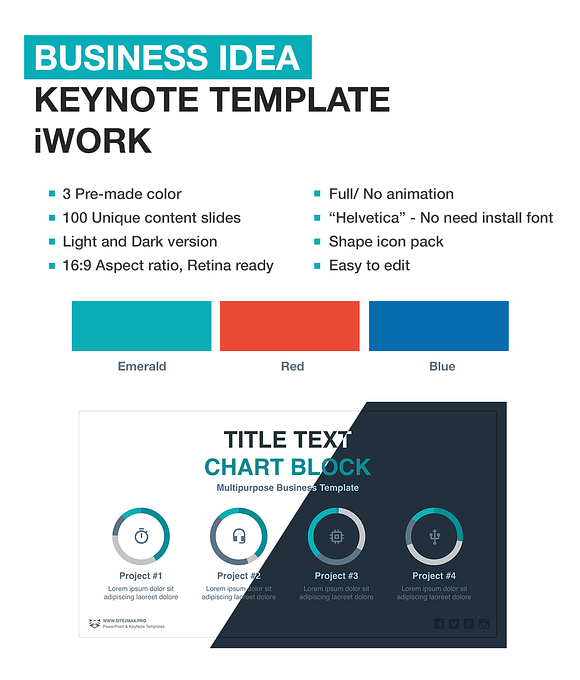 Business Idea Keynote template in Keynote Templates - product preview 1
