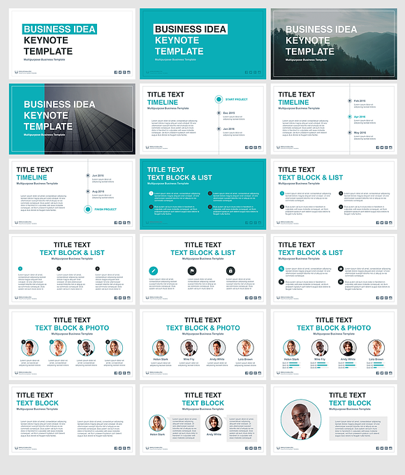 Business Idea Keynote template in Keynote Templates - product preview 2
