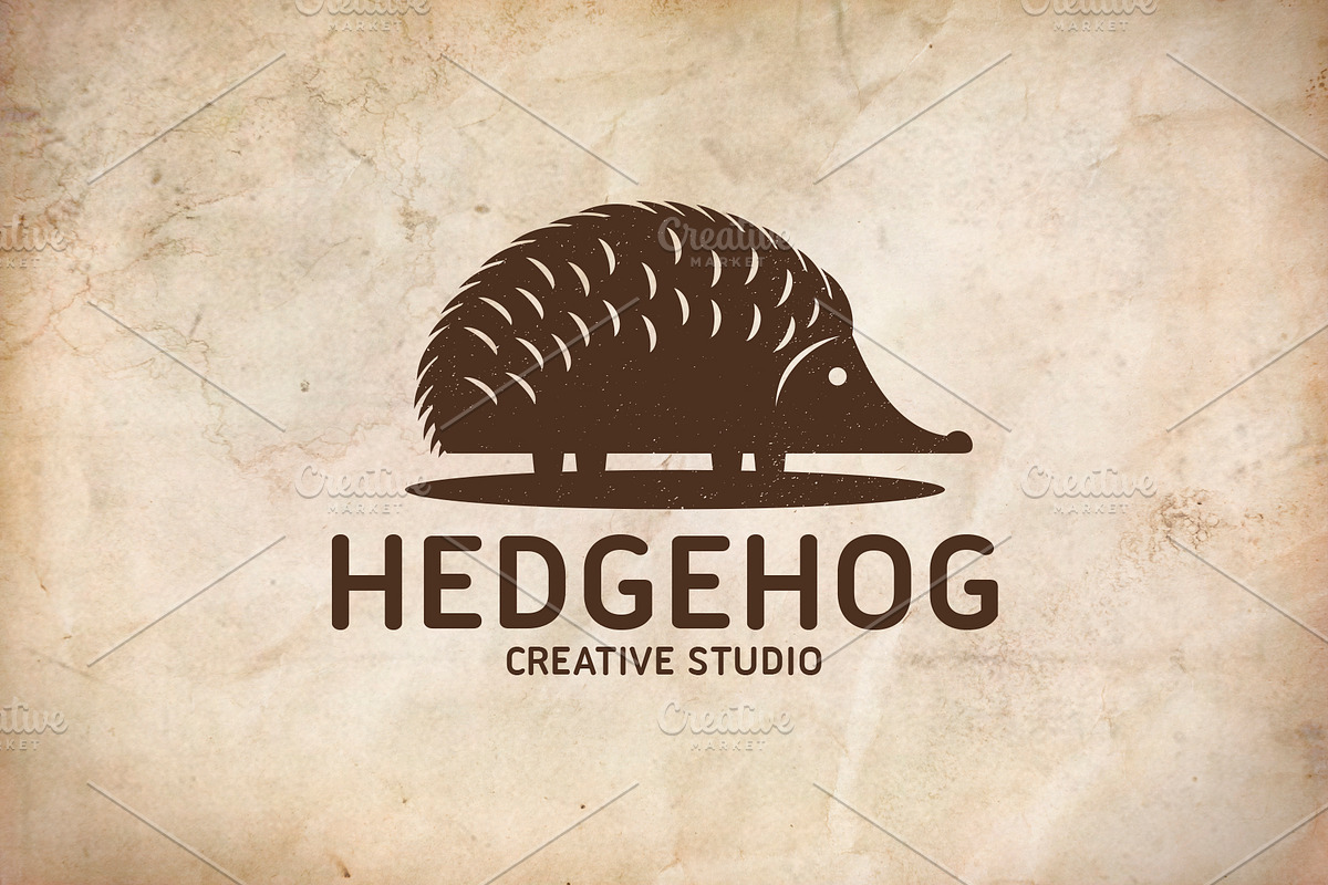 Hedgehog Logo Template in Logo Templates - product preview 8