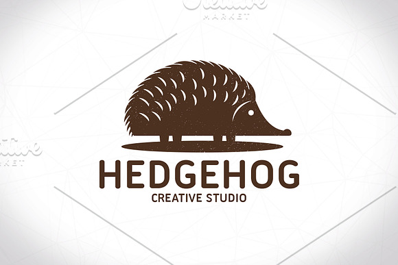 Hedgehog Logo Template in Logo Templates - product preview 1