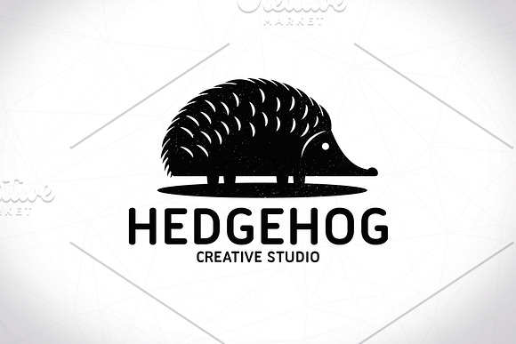 Hedgehog Logo Template in Logo Templates - product preview 3