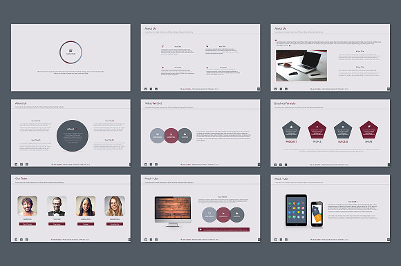 Mia Keynote Presentation Template in Keynote Templates - product preview 1