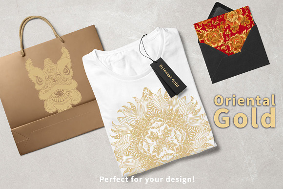 Oriental Gold in Objects - product preview 5