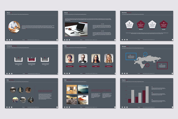 Mia Keynote Presentation Template in Keynote Templates - product preview 2