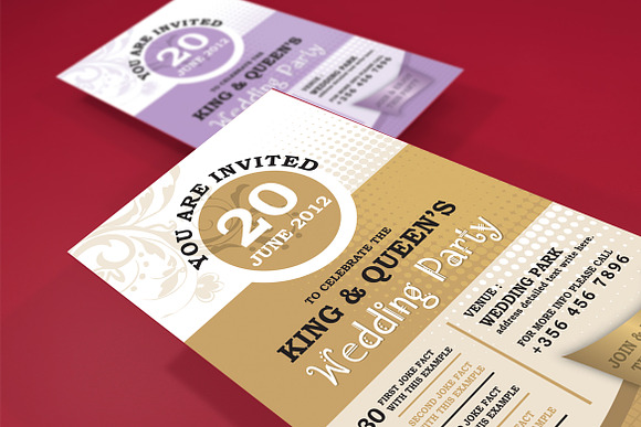 Wedding Invitation Card in Wedding Templates - product preview 1