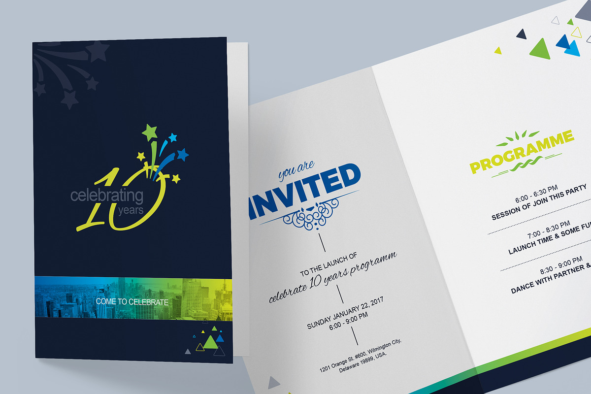 Invitation Card Template in Wedding Templates - product preview 8