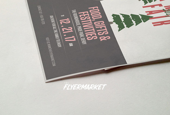 Christmas Fair 2017 Flyer Template in Flyer Templates - product preview 3