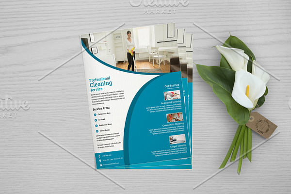 Cleaning Services Flyer V719