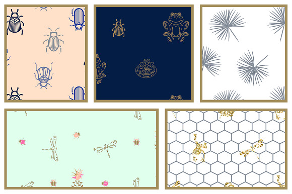 Pond Life - Seamless Patterns in Patterns - product preview 3