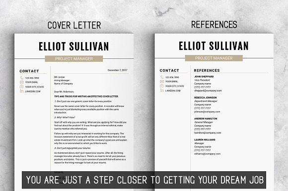 RESUME Design CV Template (MS Word) in Resume Templates - product preview 4