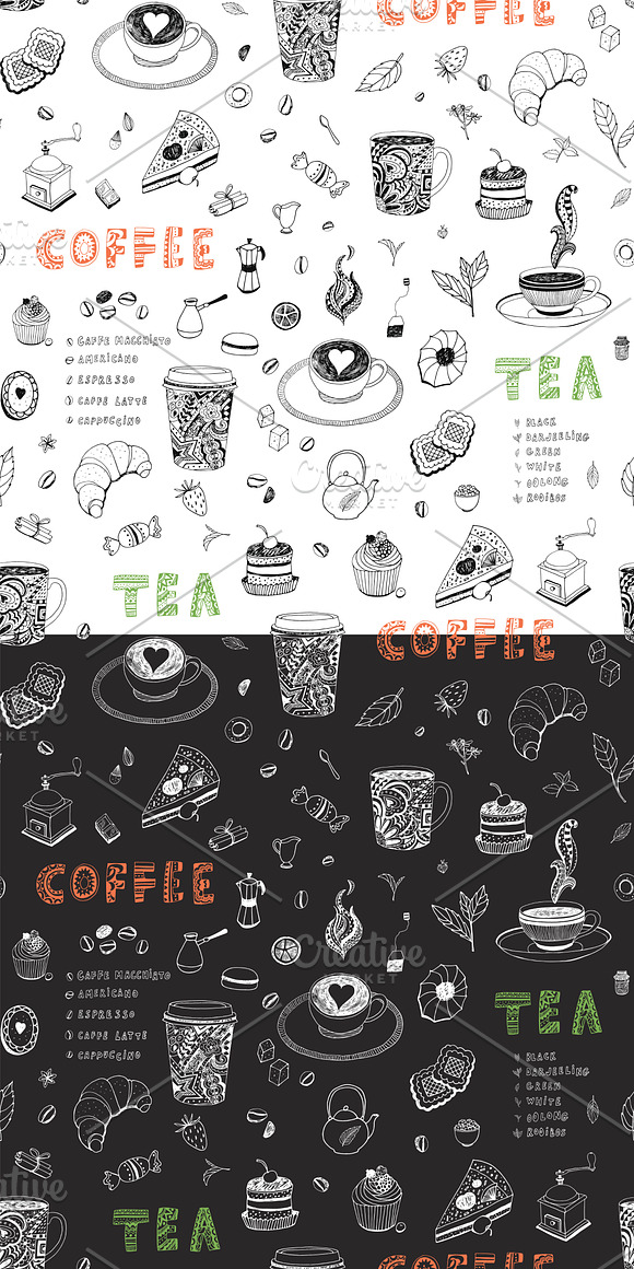 Coffee vs Tea in Patterns - product preview 1