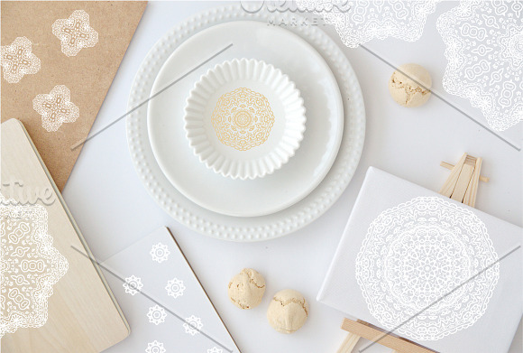 85 decorative rosettes in Objects - product preview 1