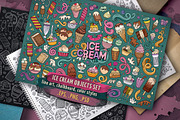 Ice Cream Objects & Elements Set