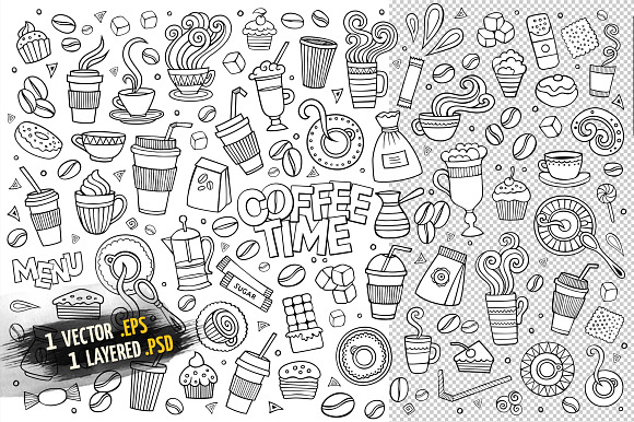 Coffee Objects & Elements Set in Objects - product preview 2