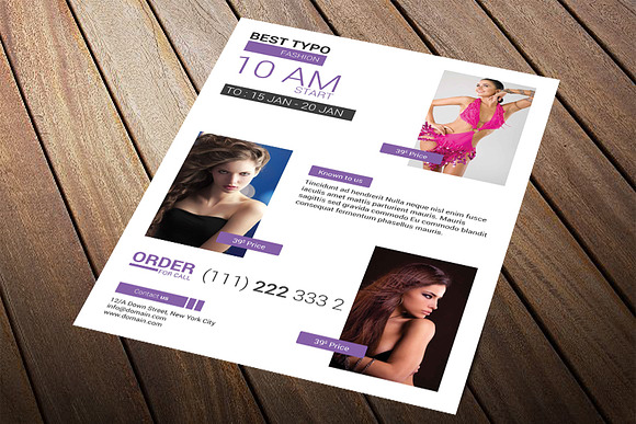 Fashion Shop Flyer in Flyer Templates - product preview 1