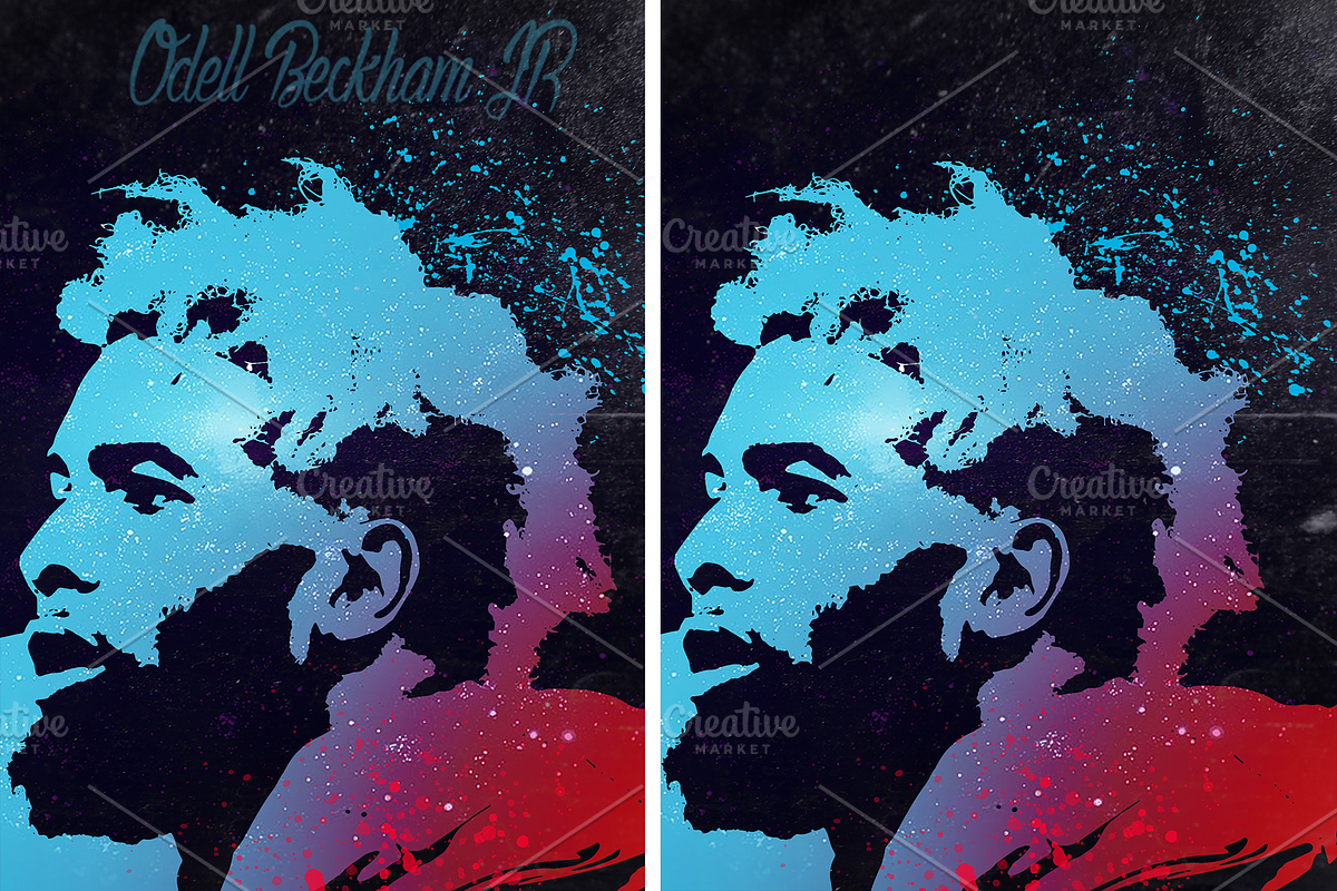 Odell Beckham JR Poster in Illustrations - product preview 8