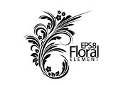 Floral element for design