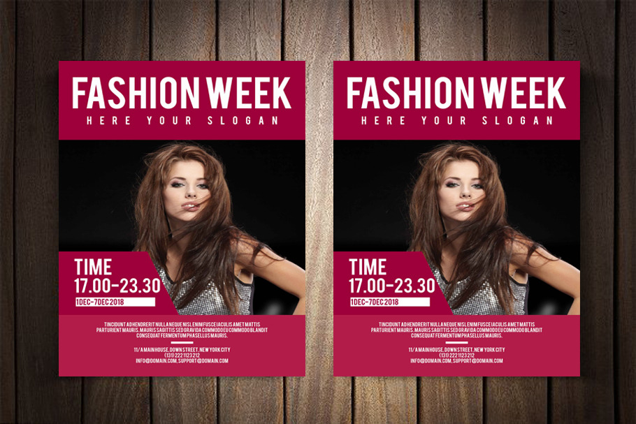 Fashion Week Flyer