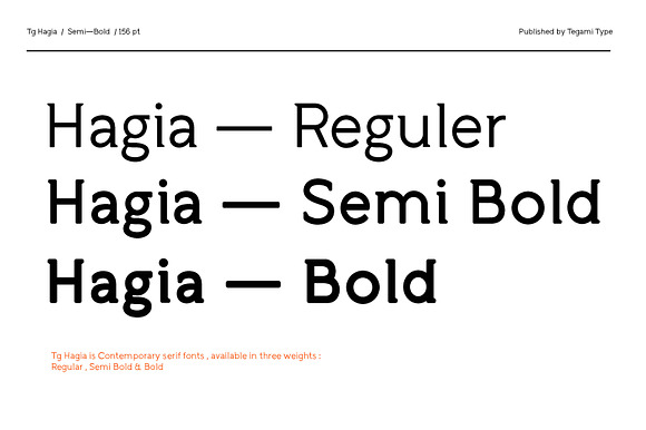 TG Hagia in Serif Fonts - product preview 6