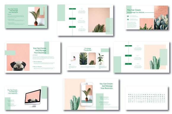 50% OffNatural Google Slide Template in Google Slides Templates - product preview 1