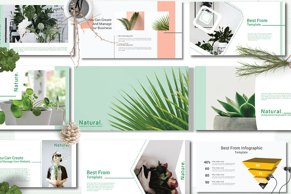50% OffNatural Google Slide Template in Google Slides Templates - product preview 5