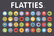 Flatties Vol 2 - flat style icon set