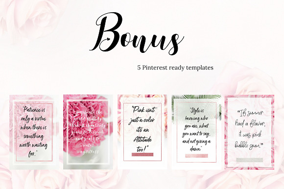 Sale! 5 store bundles in Pinterest Templates - product preview 4