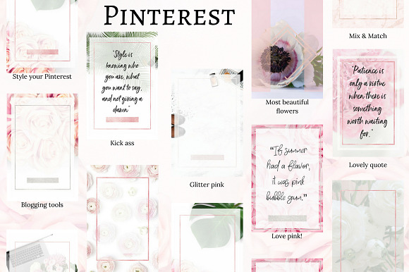 Sale! 5 store bundles in Pinterest Templates - product preview 5