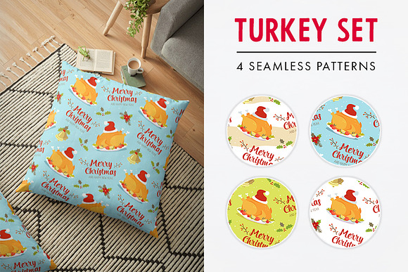 BIG SALE! Christmas patterns bundle in Patterns - product preview 1