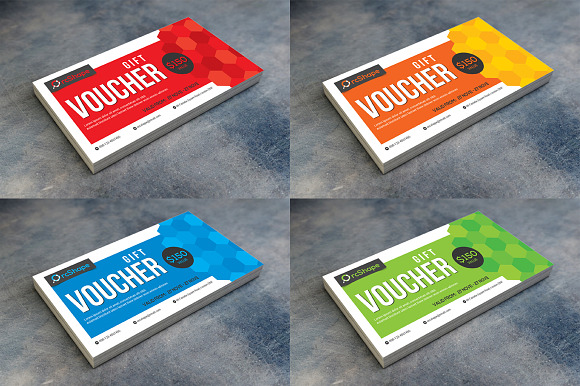 Gift Voucher Bundle in Card Templates - product preview 1