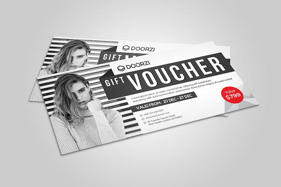 Gift Voucher Bundle in Card Templates - product preview 2