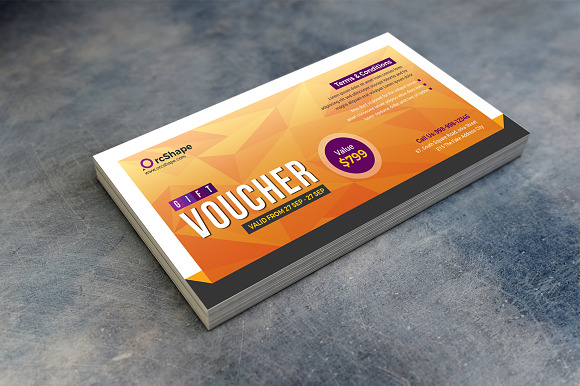 Gift Voucher Bundle in Card Templates - product preview 5