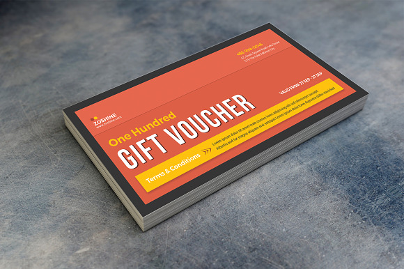 Gift Voucher Bundle in Card Templates - product preview 7