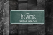 Dirty Black Chalkboard Backgrounds