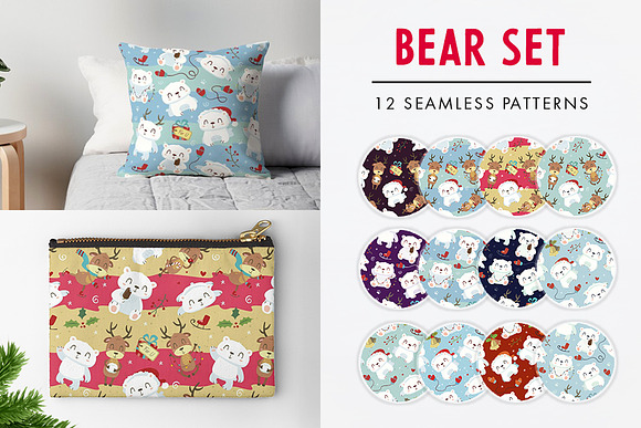 BIG SALE! Christmas patterns bundle in Patterns - product preview 8