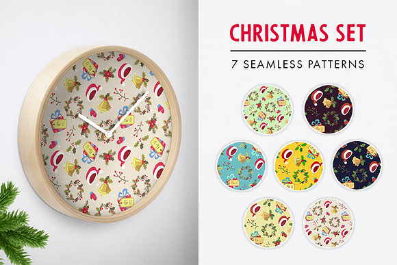 BIG SALE! Christmas patterns bundle in Patterns - product preview 9