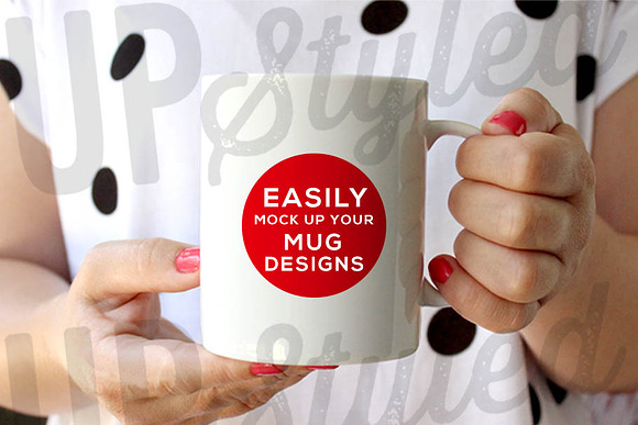 F204 Coffee Mug Stock Photo in Product Mockups - product preview 2