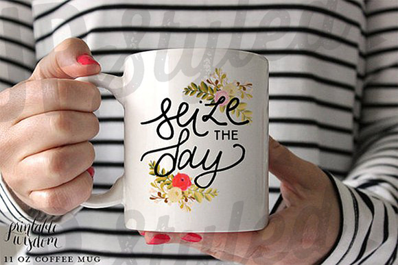 F119 Coffee Mug Stock Photo in Product Mockups - product preview 1